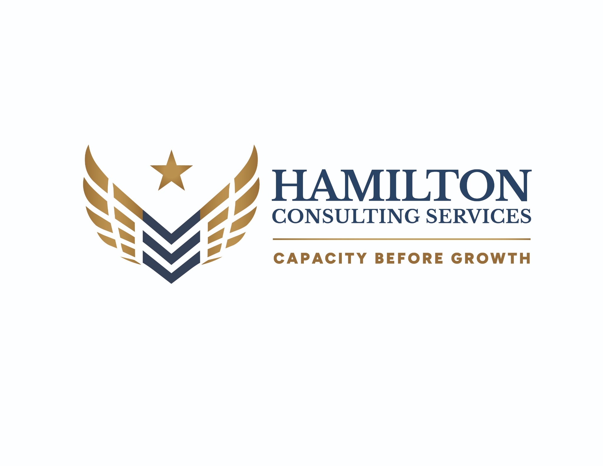 Hamilton Consulting Services logo and Capacity Before Growth tagline